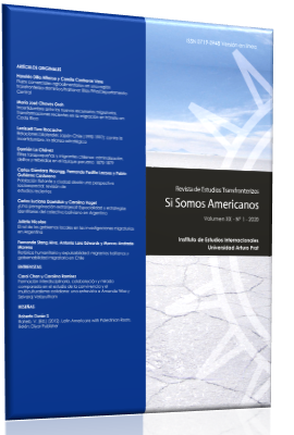 					Ver Vol. 20 Núm. 1 (2020): Si Somos Americanos. Revistas de Estudios Transfronterizos
				